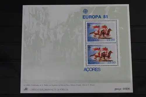 Portugal Azoren Block 2 mit 342 postfrisch #VK562