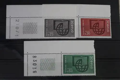 Frankreich Dienstmarken Unesco 6-8 postfrisch #VK869