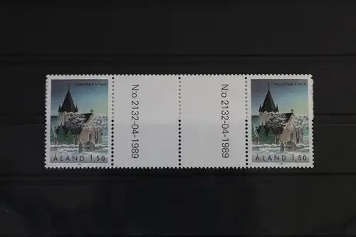 Aland 37 postfrisch als Zwischenstegpaar #VI757