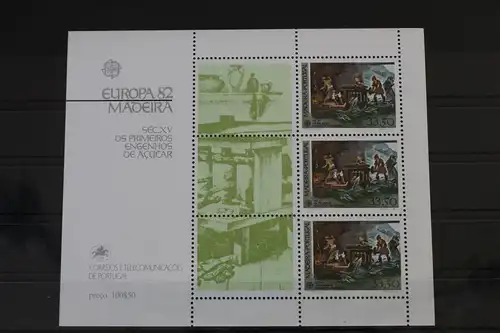 Portugal Madeira Block 3 mit 77 postfrisch #VJ946