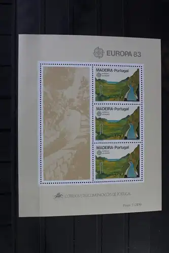 Portugal Madeira Block 4 mit 84 postfrisch #VJ957