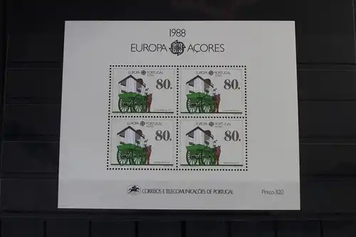 Portugal Azoren Block 9 mit 390 postfrisch #VJ989