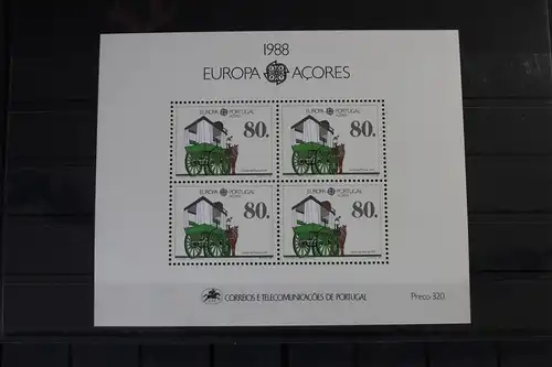 Portugal Azoren Block 9 mit 390 postfrisch #VJ988