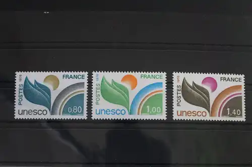 Frankreich Dienstmarken Unesco 16-18 postfrisch #VK877
