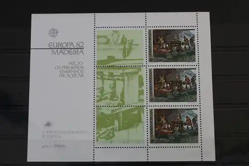 Portugal Madeira Block 3 mit 77 postfrisch #VJ944