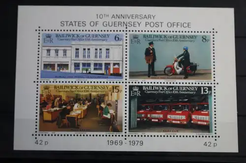 Großbritannien Guernsey Block 2 mit 195-198 postfrisch #VL179