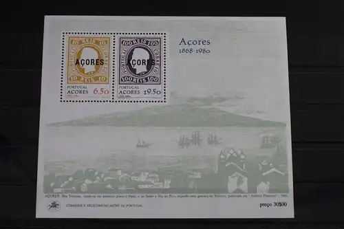 Portugal Azoren Block 1 mit 334-335 postfrisch #VK708