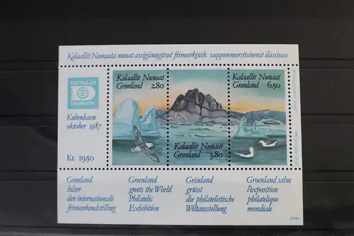 Grönland Block 1 mit 169-171 postfrisch #VI837