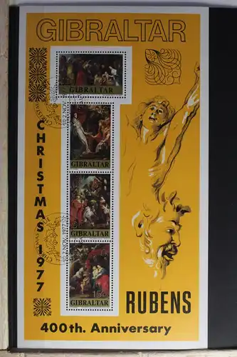 Gibraltar Block 4 mit 367-370 gestempelt #VO095