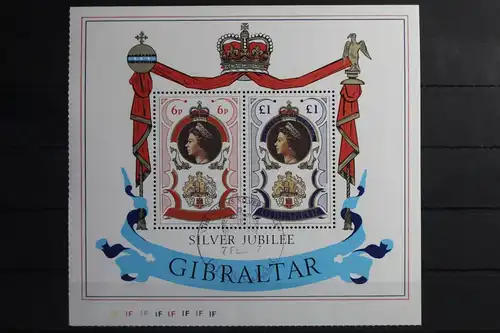 Gibraltar Block 3 mit 346-347 gestempelt #VO113