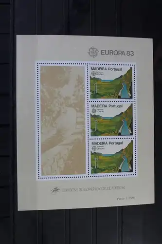 Portugal Madeira Block 4 mit 84 postfrisch #VJ958