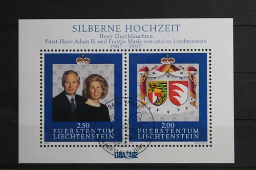 Liechtenstein Block 14 mit 1039-1040 gestempelt #VO207