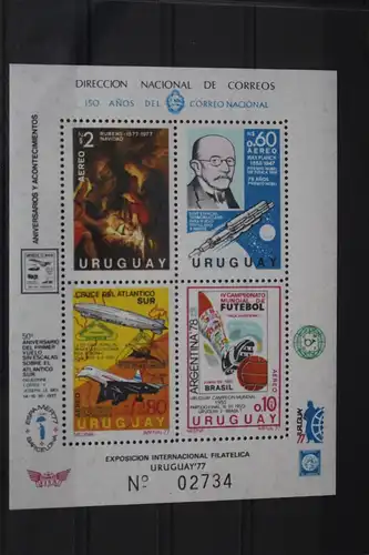 Uruguay Block 33 mit 1457-1460 postfrisch #VL355