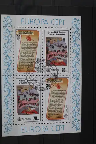 Türkisch-Zypern Block 3 mit 114-115 gestempelt #VL323