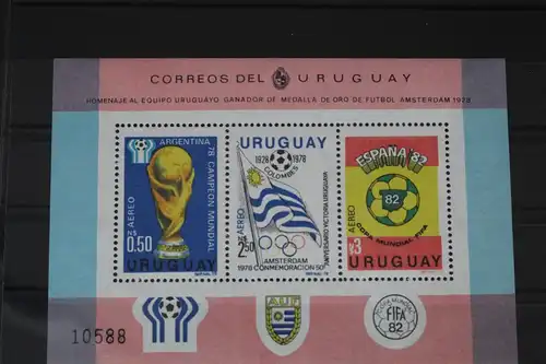 Uruguay Block 44 mit 1542-1544 postfrisch #VL358
