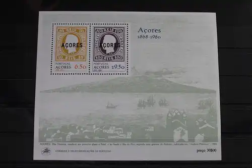 Portugal Azoren Block 1 mit 334-335 postfrisch #VK706