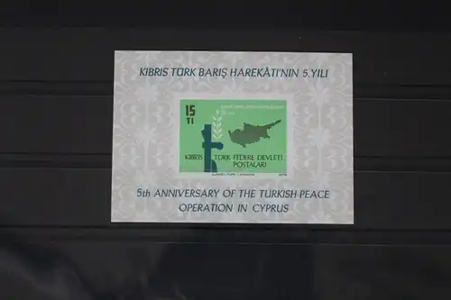 Türkisch-Zypern Block 1 mit 70 postfrisch #VL481