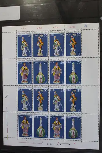 DDR 2468-2471 als Zusammendruckbogen II postfrisch #VK504