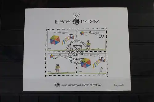 Portugal Madeira Block 10 mit 125-126 gestempelt #VJ979