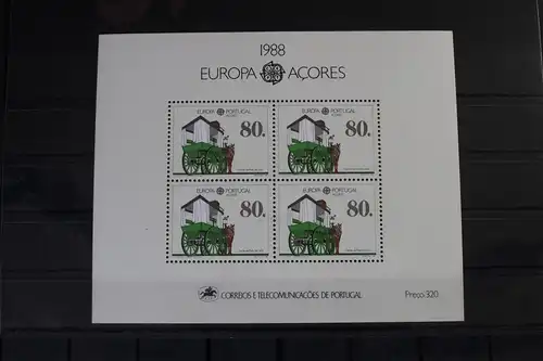 Portugal Azoren Block 9 mit 390 postfrisch #VJ986