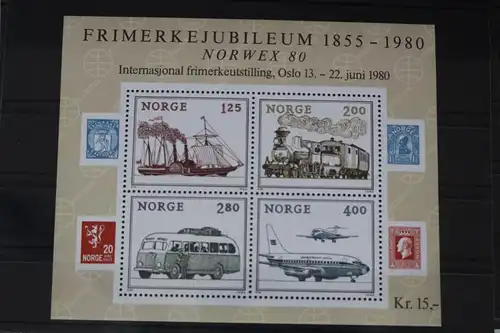 Norwegen Block 3 mit 817-820 postfrisch #VL319