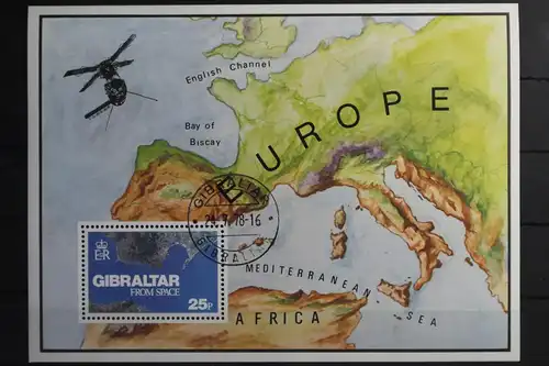 Gibraltar Block 5 mit 372 gestempelt #VO102