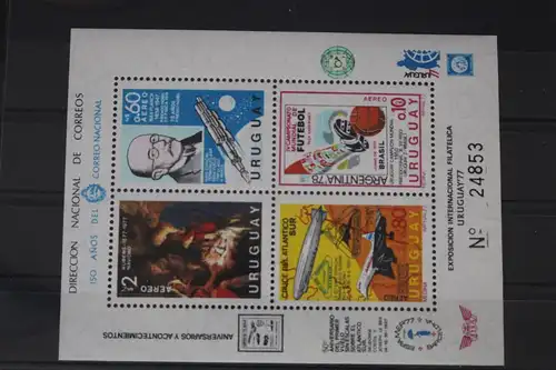 Uruguay Block 33 mit 1457-1460 postfrisch #VL353