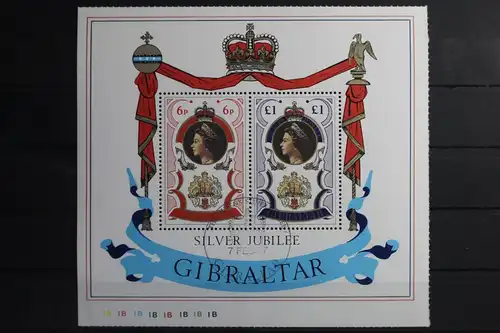 Gibraltar Block 3 mit 346-347 gestempelt #VO111