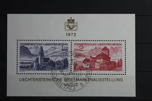 Liechtenstein Block 9 mit 565-566 gestempelt #VO186