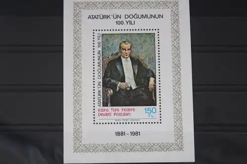 Türkisch-Zypern Block 2 mit 100 postfrisch #VL487