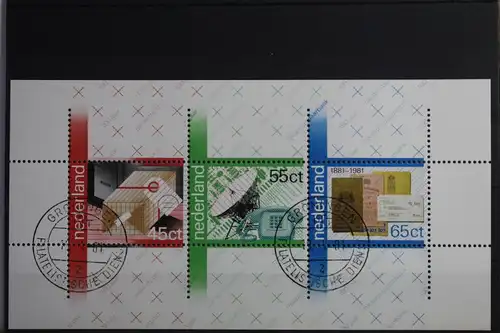 Niederlande Block 22 mit 1180-1182 gestempelt #VO223
