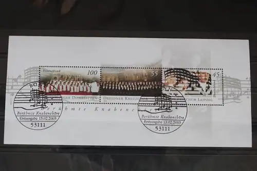 BRD Block 61 mit 2318-2320 gestempelt #VL305