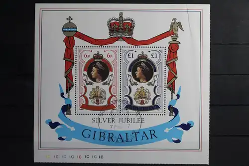 Gibraltar Block 3 mit 346-347 gestempelt #VO110