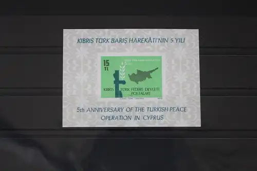 Türkisch-Zypern Block 1 mit 70 postfrisch #VL480