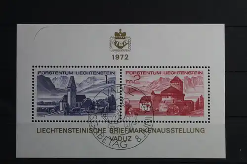 Liechtenstein Block 9 mit 565-566 gestempelt #VO185