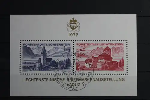 Liechtenstein Block 9 mit 565-566 gestempelt #VO184