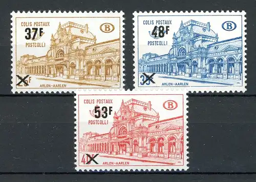 Belgien Postpaketmarken 64-66 postfrisch #JK257
