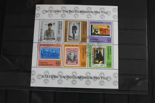 Türkei Block 19 mit 2557-2562 gestempelt #VO289