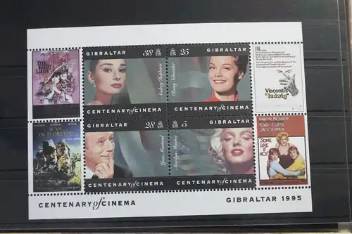 Gibraltar Block 24 mit 741-744 postfrisch #VN718