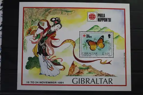 Gibraltar Block 16 mit 632 postfrisch #VN728