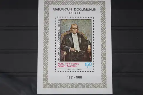 Türkisch-Zypern Block 2 mit 100 postfrisch #VL484