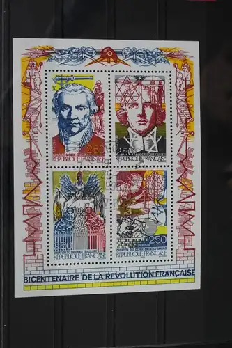 Frankreich Block 10 mit 2803-2806 gestempelt #VO046