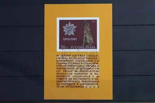 Jugoslawien Block 19 mit 1895 gestempelt #VO227