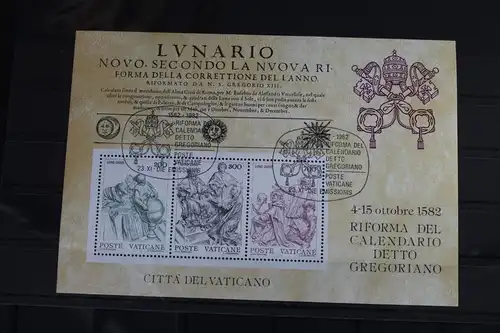 Vatikan Block 4 mit 811-813 gestempelt #VO247