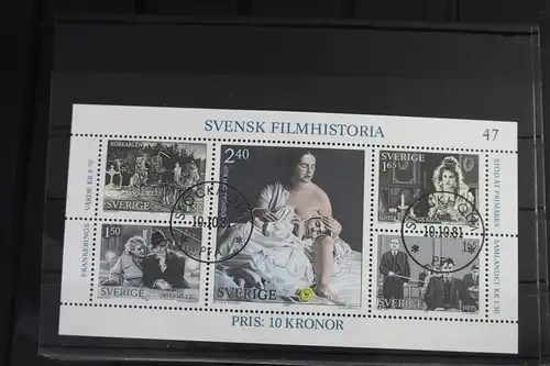 Schweden Block 9 mit 1168-1172 gestempelt #VO370