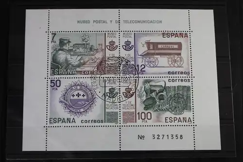 Spanien Block 24 mit 2528-2529 gestempelt #VO399