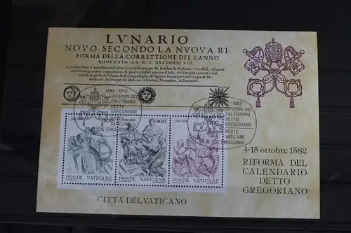 Vatikan Block 4 mit 811-813 gestempelt #VO246