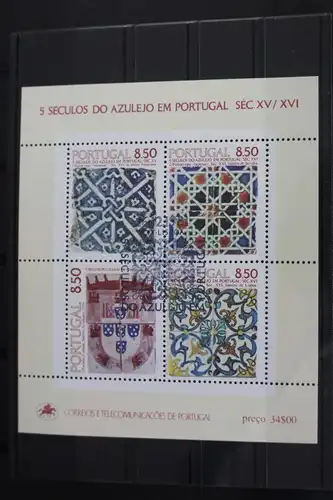 Portugal Block 33 mit 1528, 1535, 1539, 1548 gestempelt #VO305