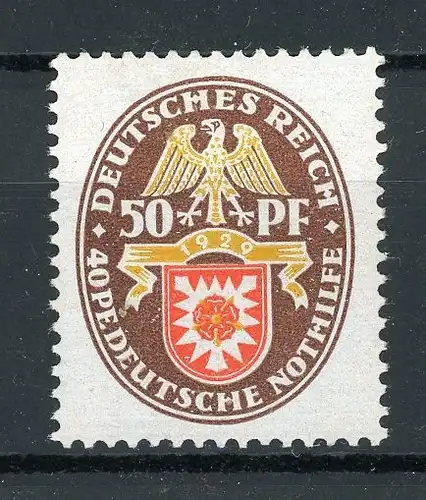 Deutsches Reich 434 I mit Falz Kurzbefund Schlegel #JK230