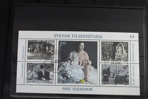 Schweden Block 9 mit 1168-1172 gestempelt #VO369